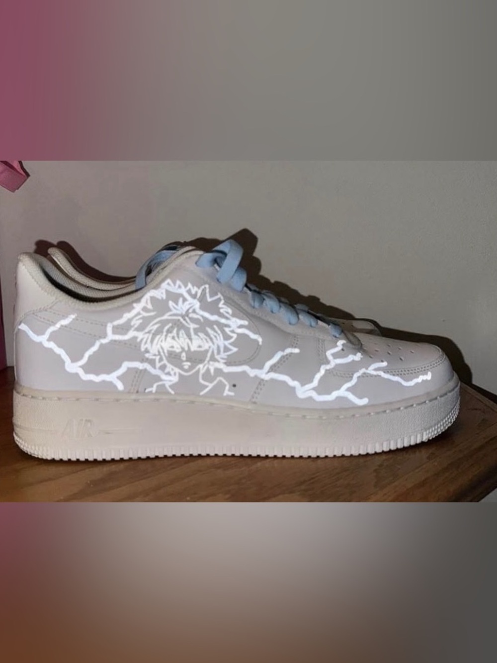 Men's Nike Air Force Killua stamped reflective